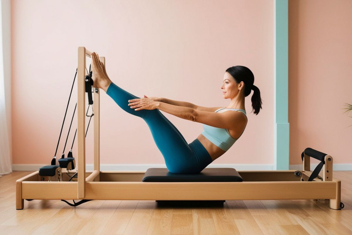 追い込む前に体を整えることを大切にするTRUE FORM PILATESのレッスン風景