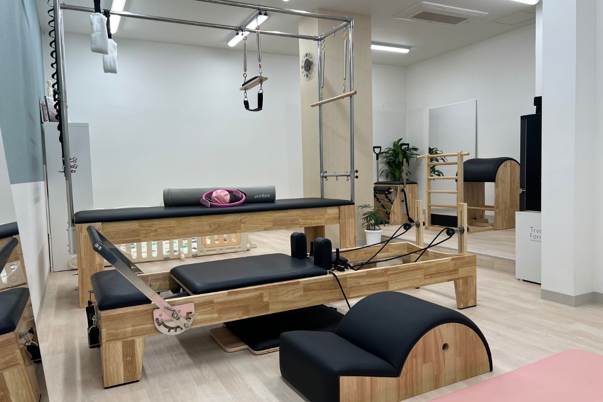 全マシン完備で体調に合わせて調整できるマシンピラティス